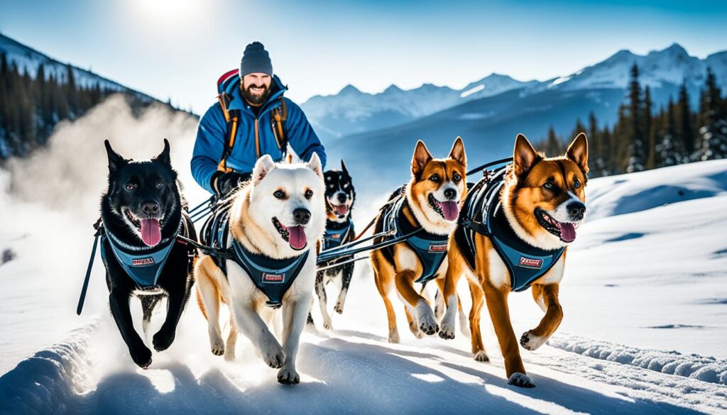 Scandinavian dog sledding Scandinavian dog sledding