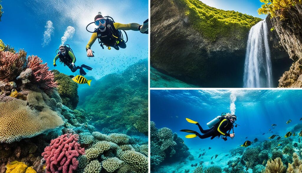 Scuba diving in Soufrière and waterfall tours Scuba diving in Soufrière and waterfall tours