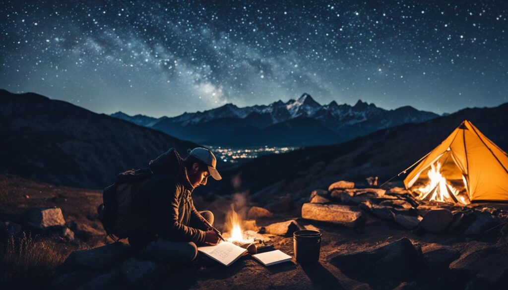Self-reflection through travel journaling Self-reflection through travel journaling