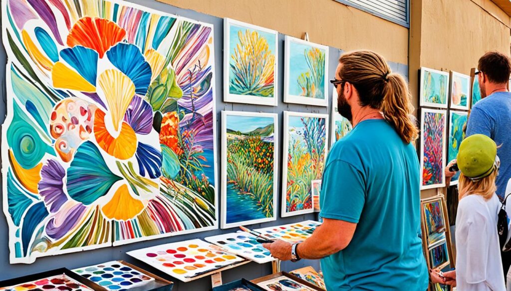 Shell Beach Art Scene Shell Beach Art Scene