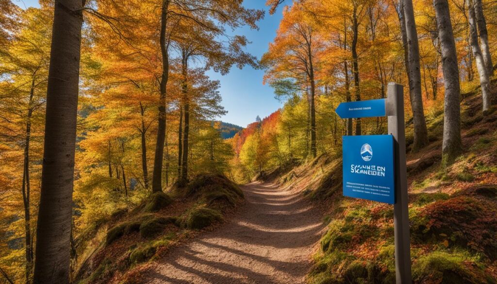 Skaneleden hiking trails Skaneleden hiking trails