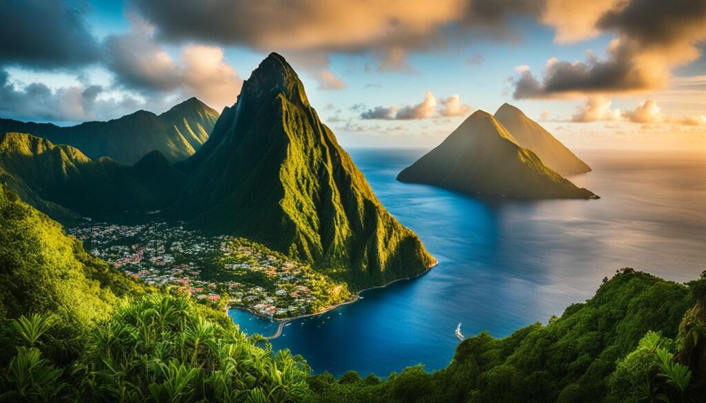 Soufrière landmarks Soufrière landmarks