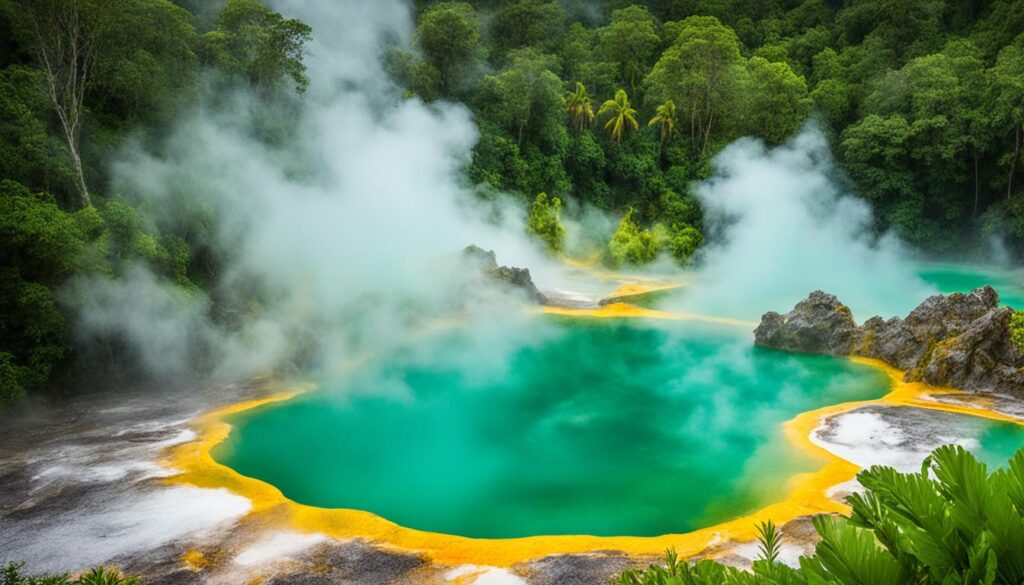 Sulphur Springs in St. Lucia Sulphur Springs in St. Lucia