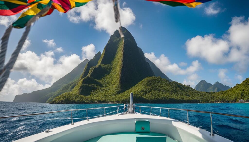 Take a Boat Tour to the Pitons Take a Boat Tour to the Pitons