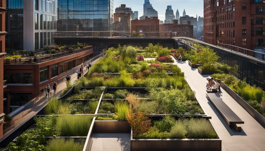 The High Line and Hudson Yard The High Line and Hudson Yard