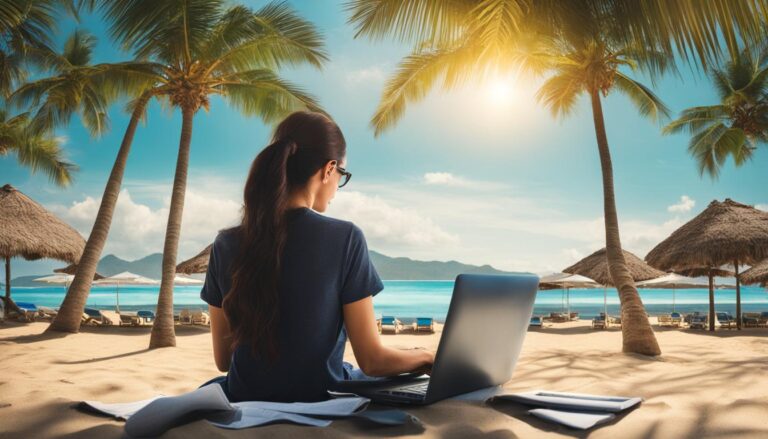 What are the pros and cons of combining work and travel?