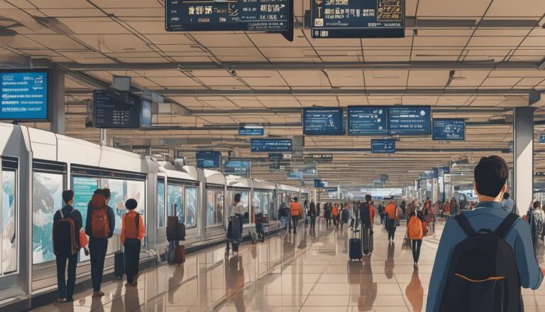 airport and train station navigation guide