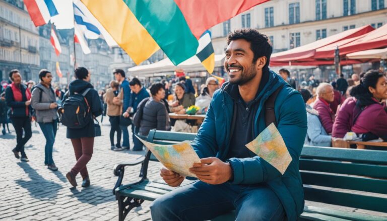 making friends while traveling solo