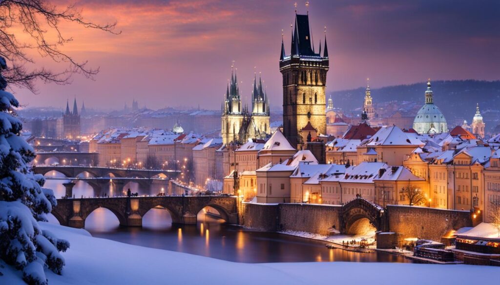 winter in Prague winter in Prague