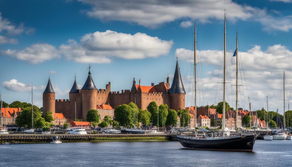 Aalborg Castle waterfront Aalborg Castle waterfront