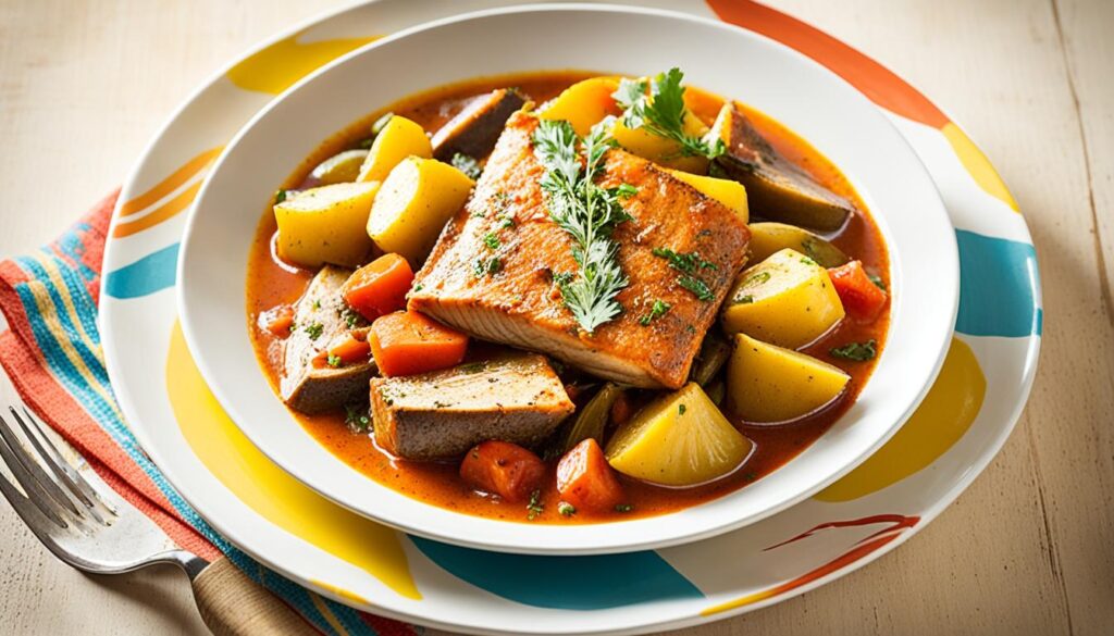 Bahamian stew fish Bahamian stew fish