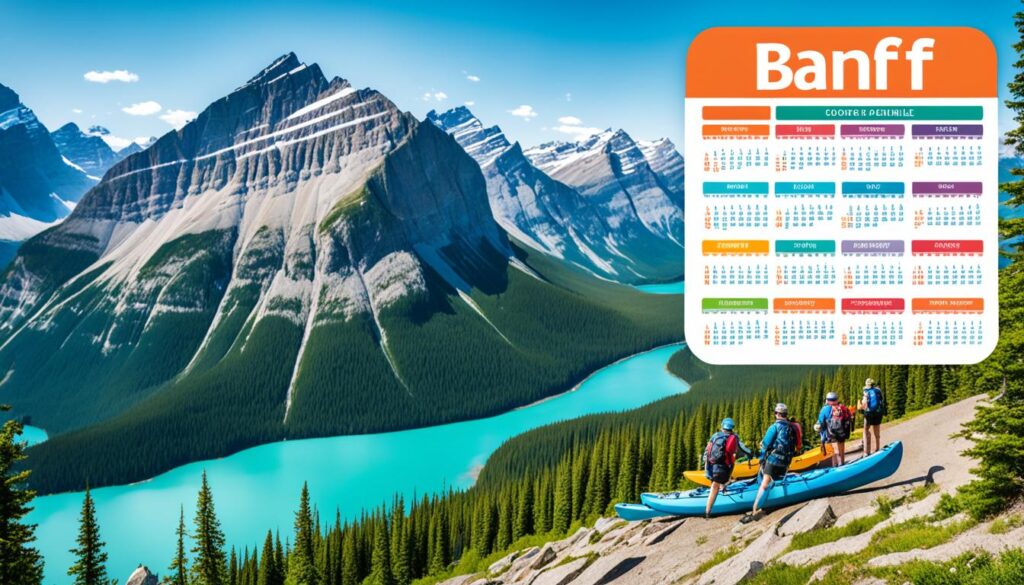 Banff outdoor activities schedule Banff outdoor activities schedule