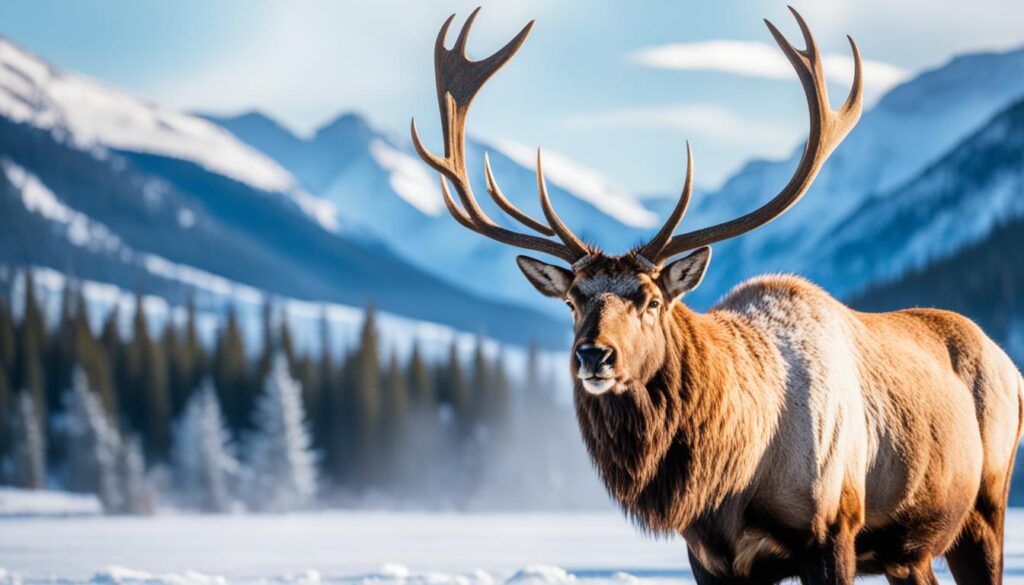 Banff winter wildlife Banff winter wildlife