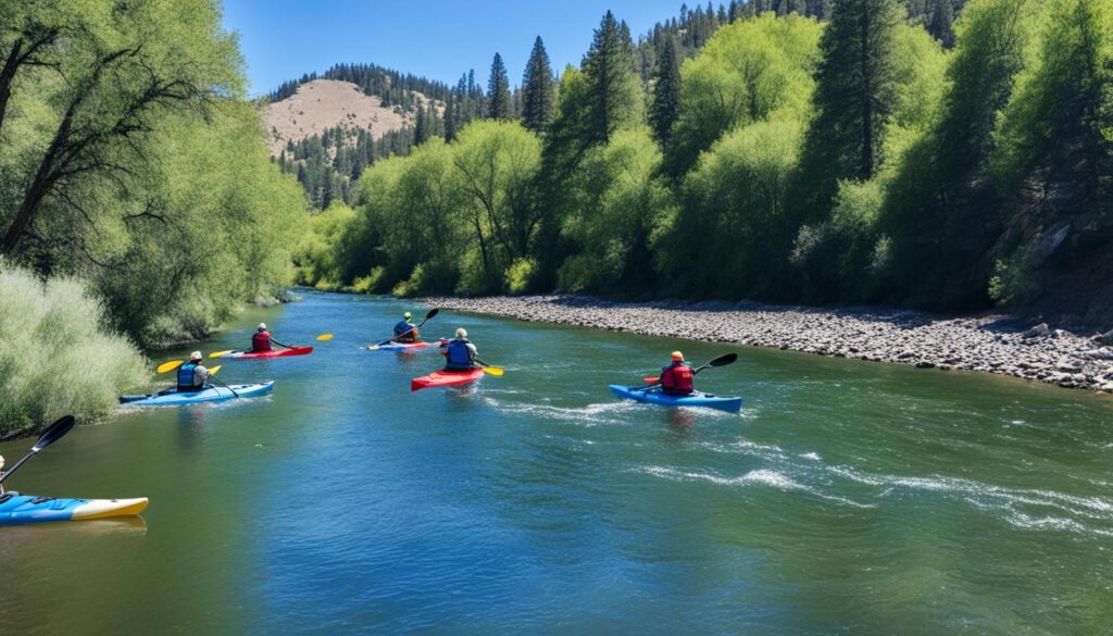 Beginner Kayak Lessons on Carson River Beginner Kayak Lessons on Carson River
