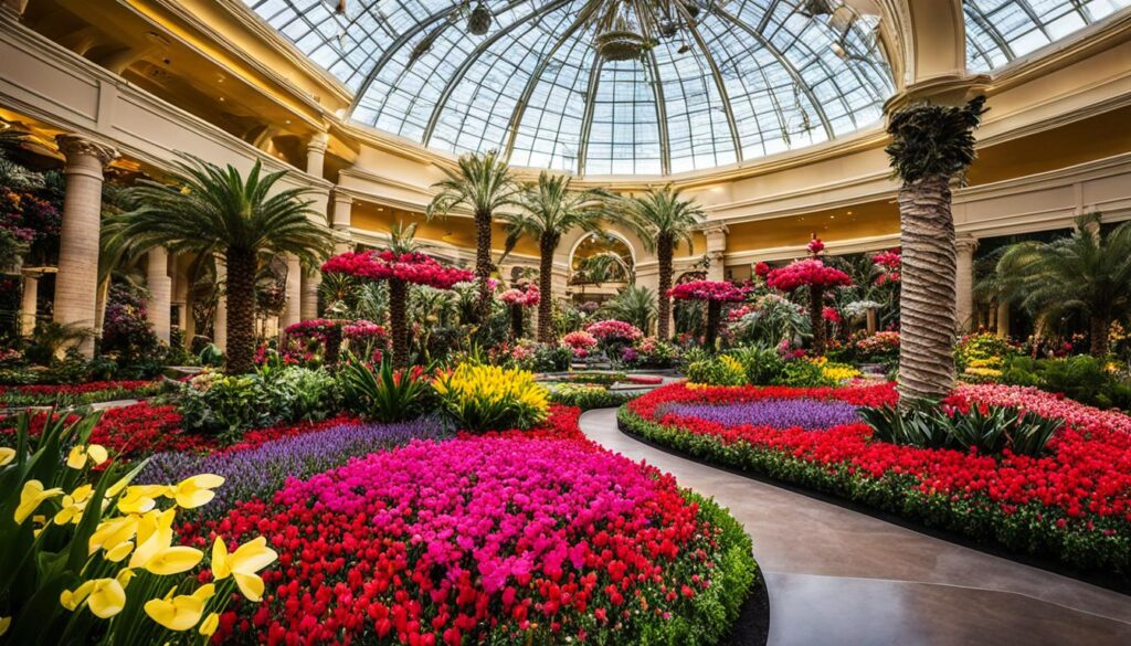 Bellagio Conservatory flowers in February Bellagio Conservatory flowers in February