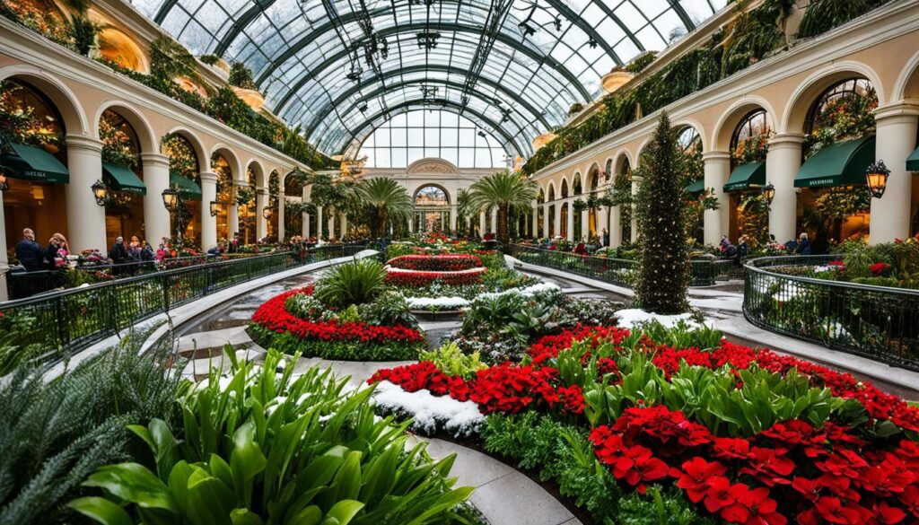 Bellagio Conservatory in February Bellagio Conservatory in February