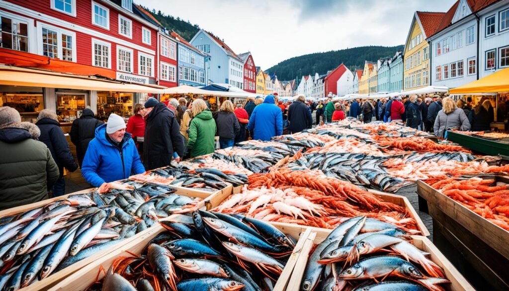 Bergen's Fish Market - Fisketorget Bergen's Fish Market - Fisketorget
