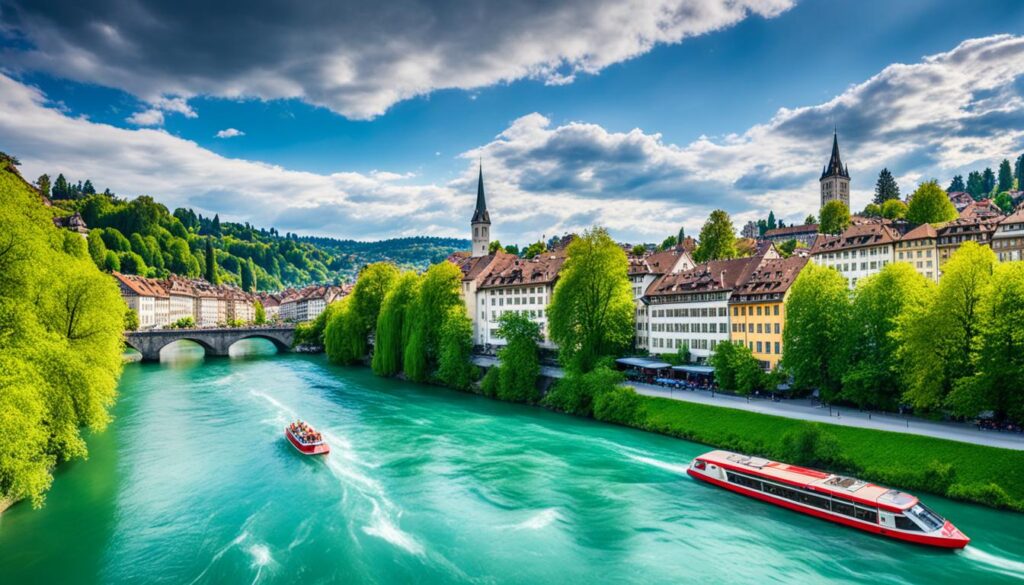 Bern's waterfront Bern's waterfront