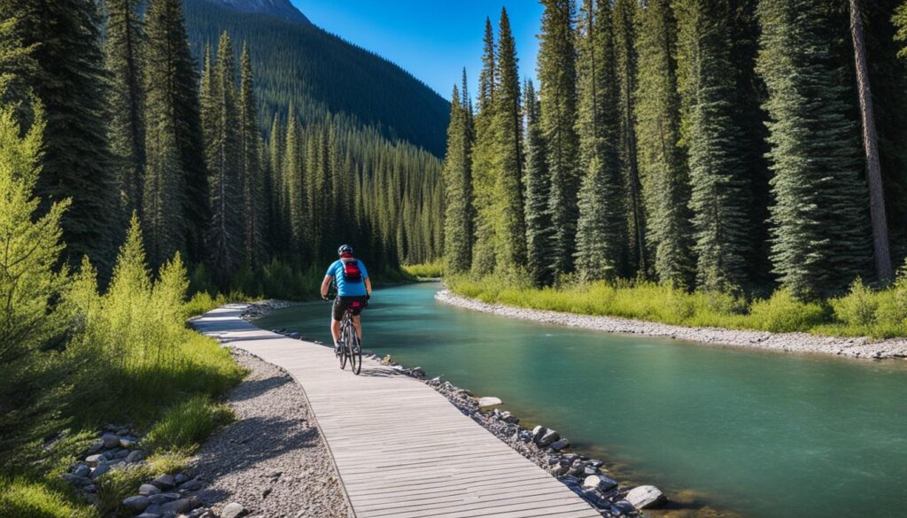 Bow River biking trails Bow River biking trails