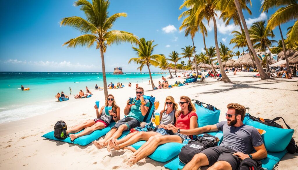 Budget Travelers in Playa del Carmen Budget Travelers in Playa del Carmen