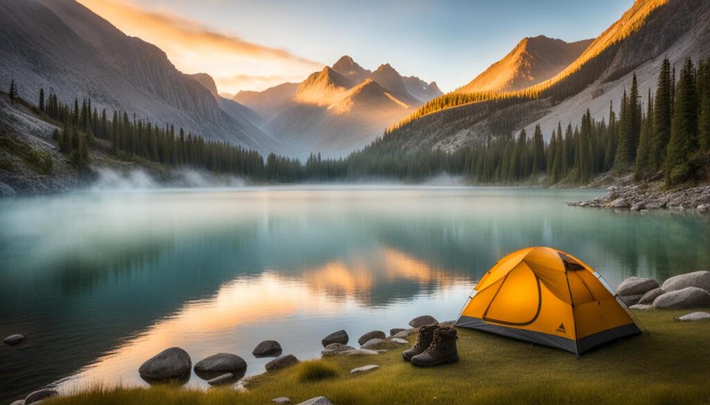 Camping in Banff National Park Camping in Banff National Park