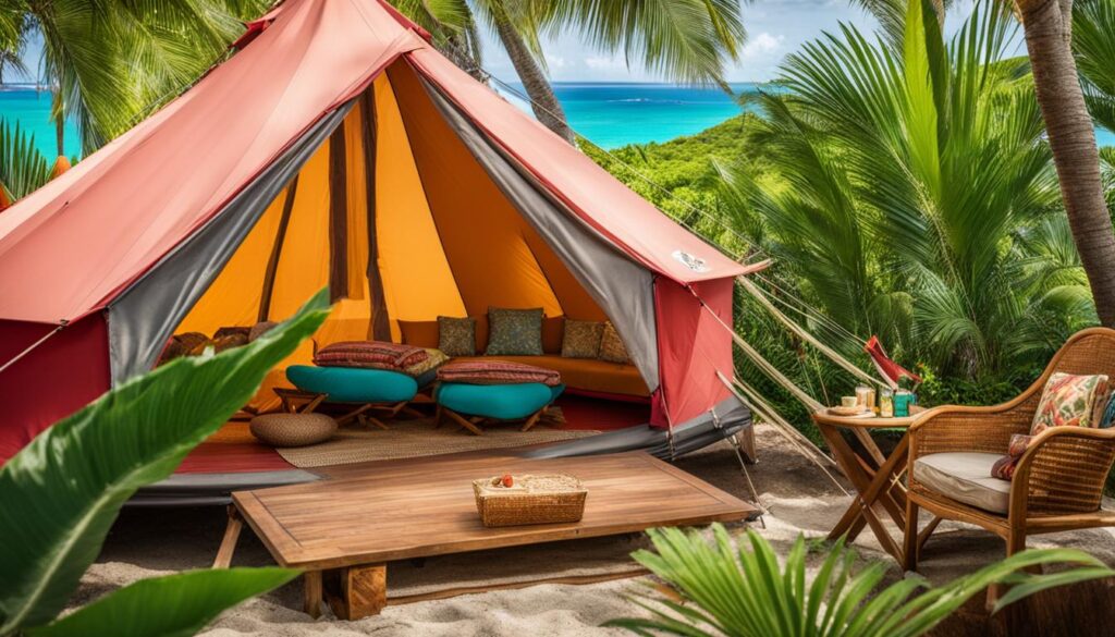 Caribbean glamping for families Caribbean glamping for families