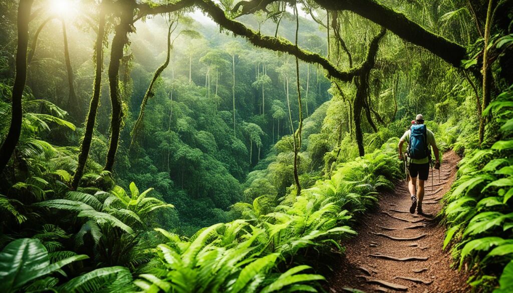 Caribbean hiking trails Caribbean hiking trails
