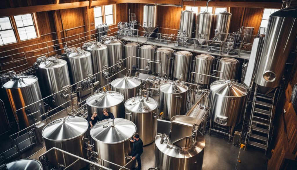 Craft beer brewing Craft beer brewing
