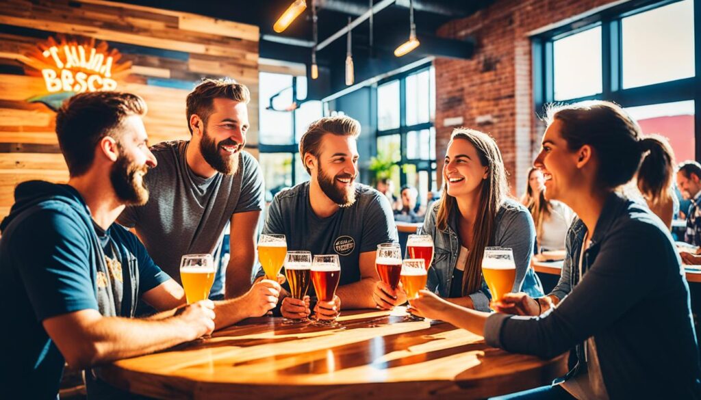 Craft beer tasting at a Tampa brewery Craft beer tasting at a Tampa brewery