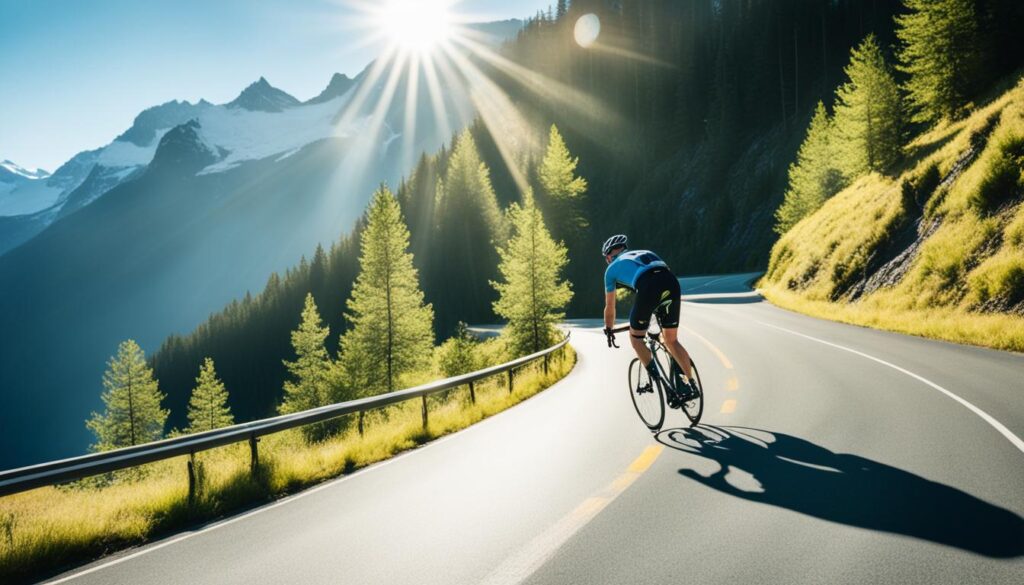 Cycling on Icefields Parkway Cycling on Icefields Parkway