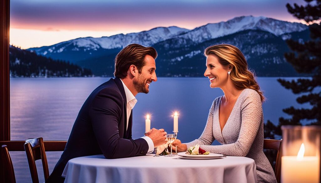 Dining with a view in Lake Tahoe Dining with a view in Lake Tahoe