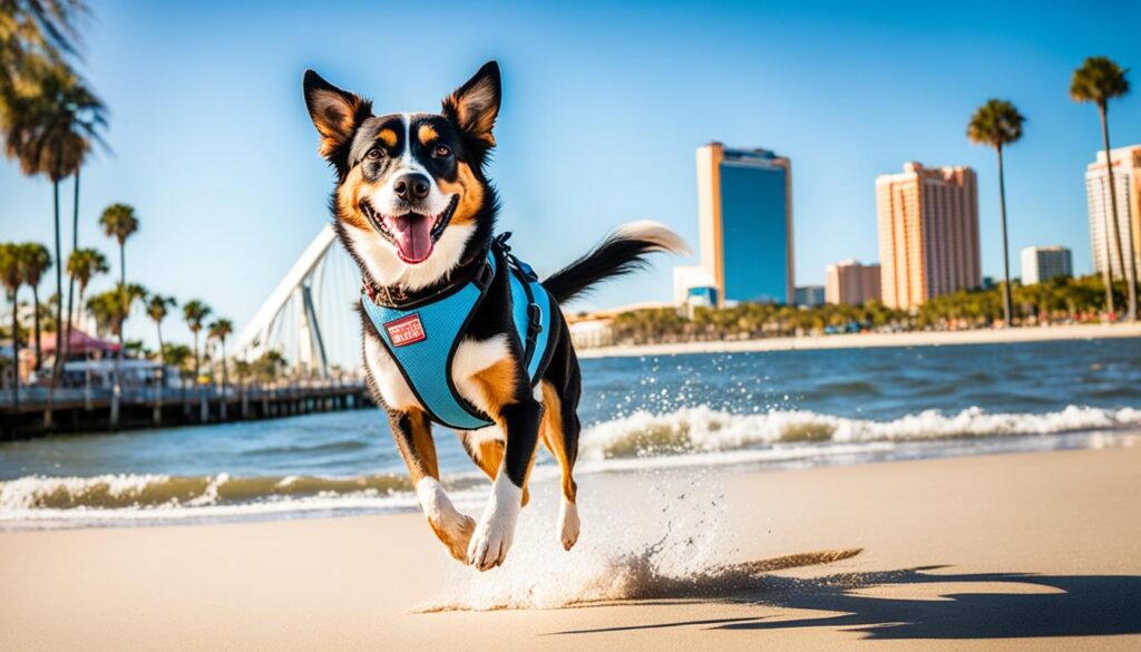 Dog exploring the Tampa Bay area Dog exploring the Tampa Bay area