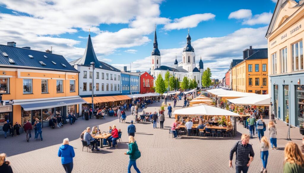 Downtown Oulu Downtown Oulu