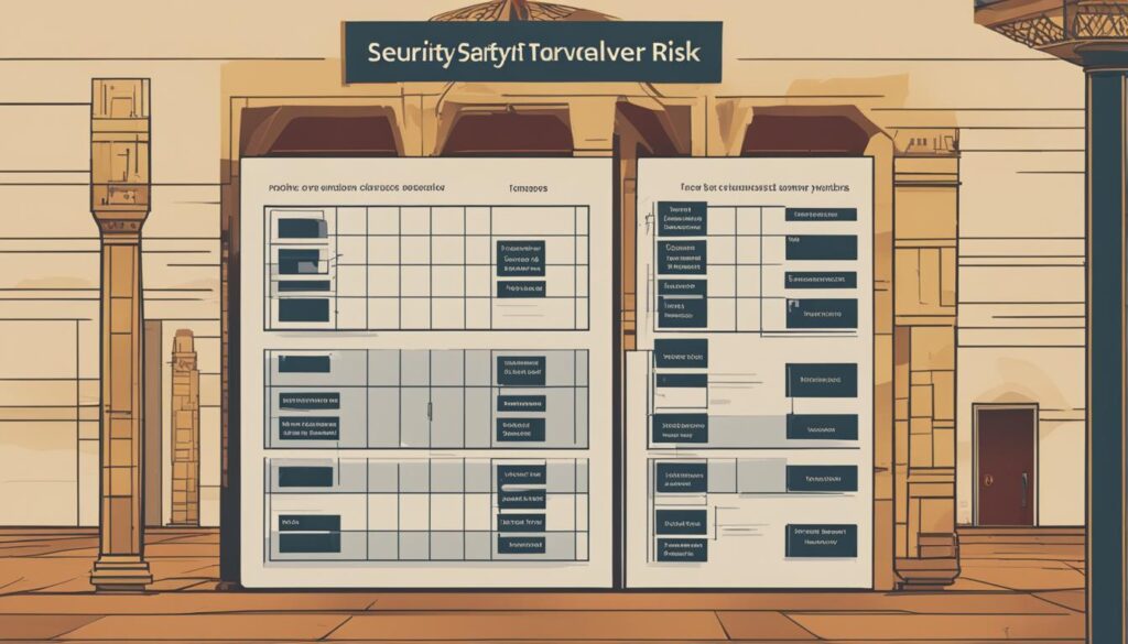 Egypt travel security and risks table Egypt travel security and risks table