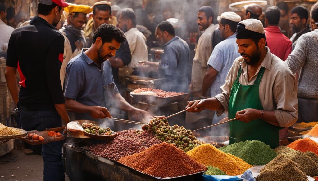 Egyptian street food in Luxor Egyptian street food in Luxor