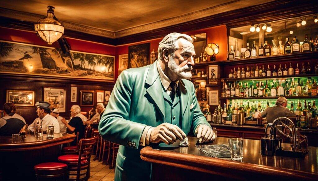 El Floridita Havana Hemingway statue sighting El Floridita Havana Hemingway statue sighting