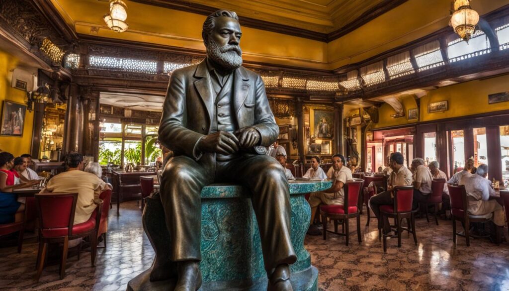 El Floridita Havana Hemingway statue sighting El Floridita Havana Hemingway statue sighting