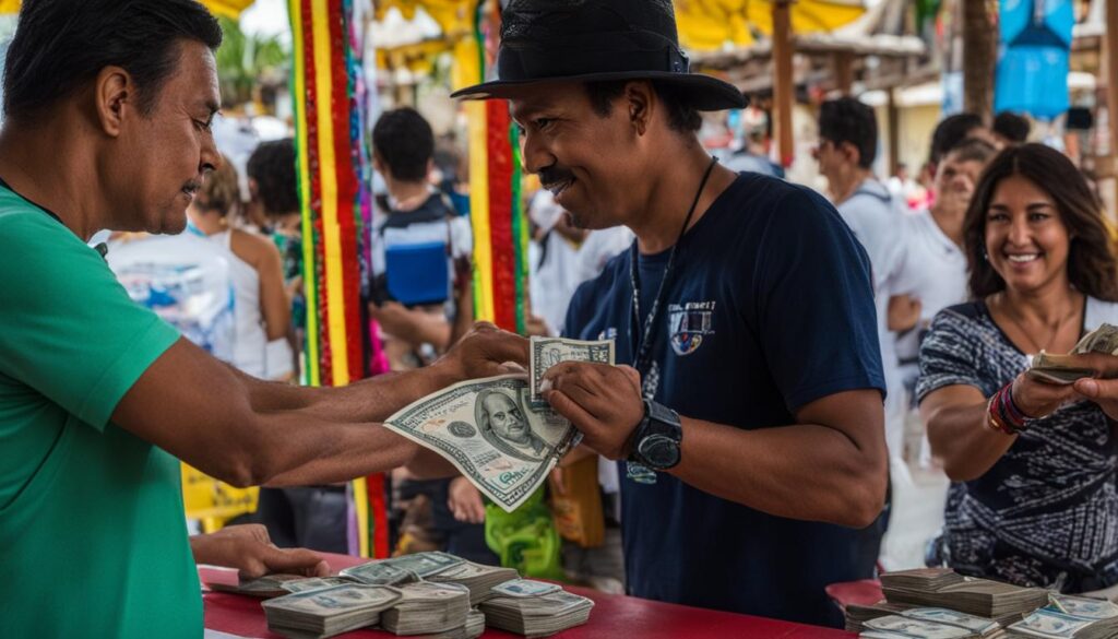 Exchanging Currency in Playa del Carmen Exchanging Currency in Playa del Carmen