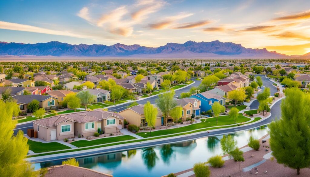 Family-friendly neighborhood in Las Vegas Family-friendly neighborhood in Las Vegas
