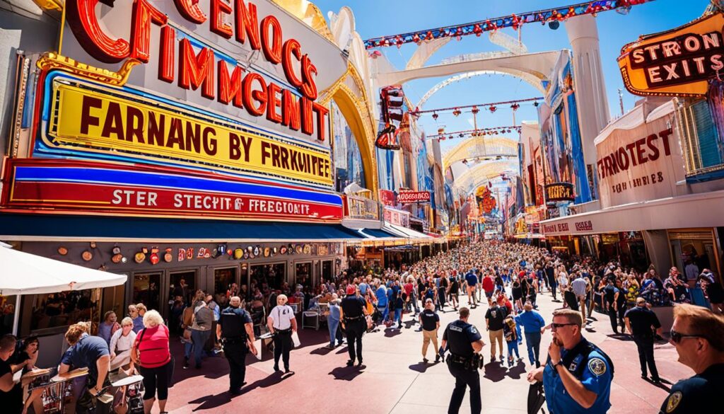 Fremont Street daytime safety Fremont Street daytime safety