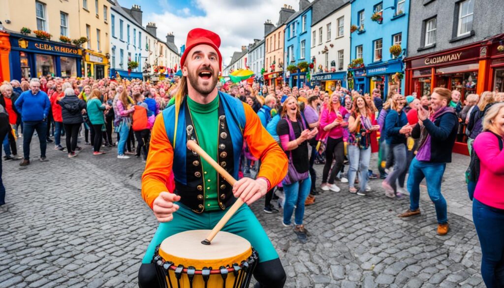 Galway Street Performer Galway Street Performer
