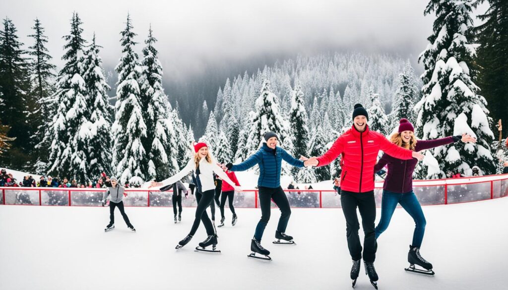 Grouse Mountain Outdoor Ice Skating Grouse Mountain Outdoor Ice Skating