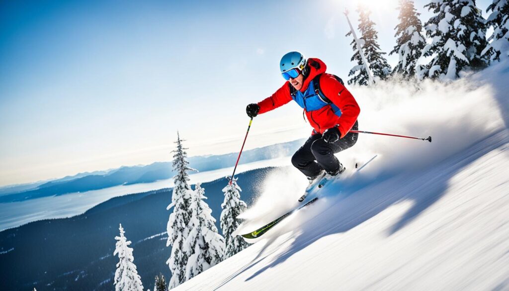 Grouse Mountain skiing Grouse Mountain skiing