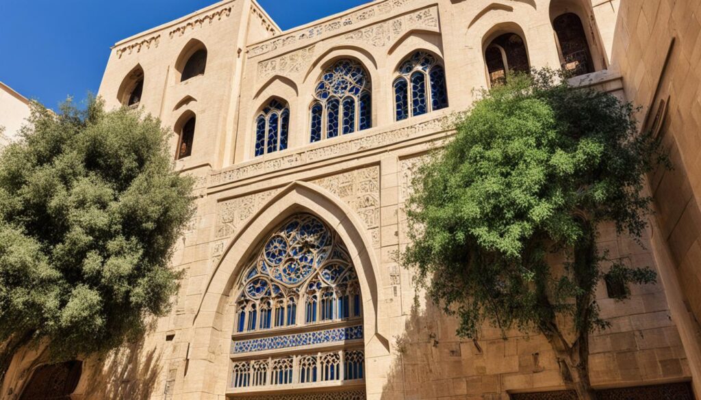 Hanging Church in the Coptic Quarter Hanging Church in the Coptic Quarter