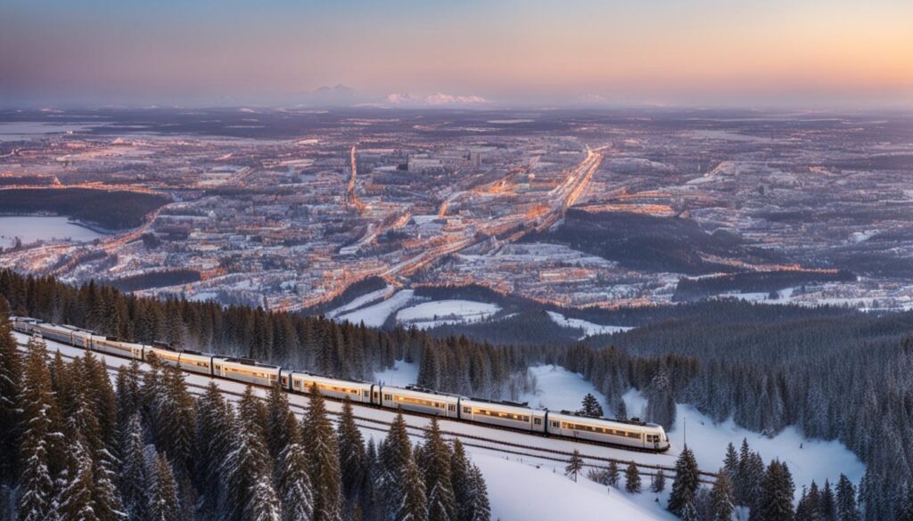 Helsinki to Lapland transportation Helsinki to Lapland transportation