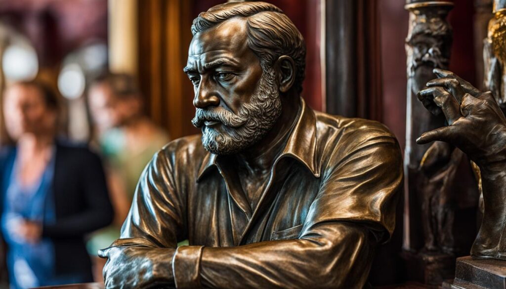Hemingway Statue at El Floridita Hemingway Statue at El Floridita