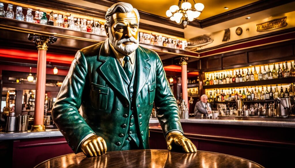 Hemingway Statue at El Floridita Hemingway Statue at El Floridita