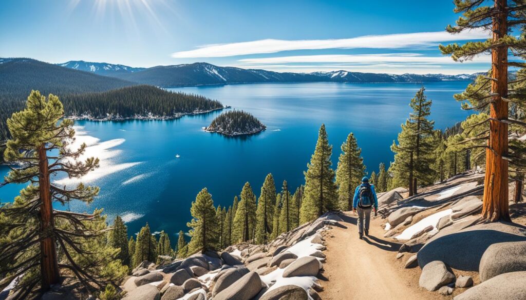Hiking in Lake Tahoe Hiking in Lake Tahoe