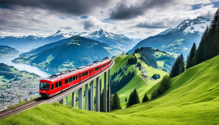 How much does it cost to ride the Mount Rigi cogwheel train?
