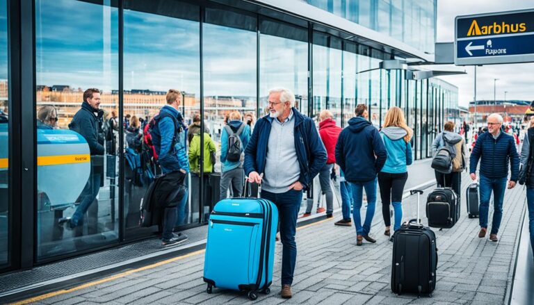 How to get from Aarhus Airport to the city center?